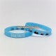 Blue Glow Silicone Bracelet Hot Sale Fortnite Bracelet Silicone